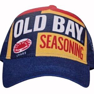 Old Bay Can Logo Mesh Cap Hat - NEW Fast Ship
